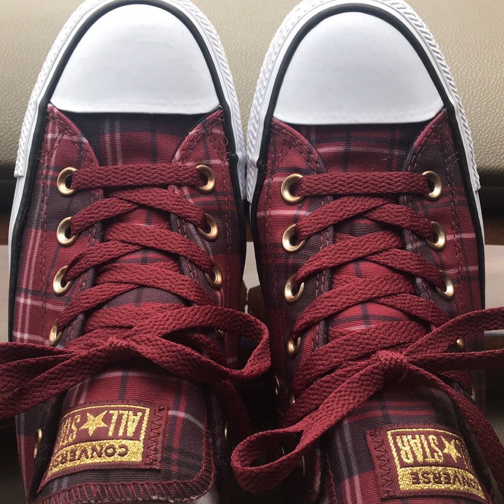 Plaid converse perfect condition
